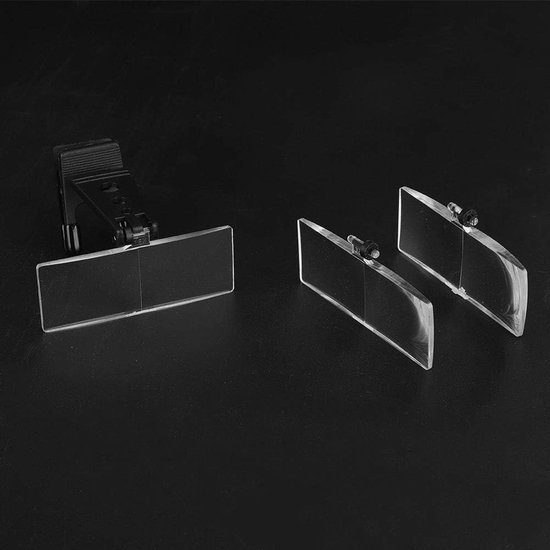 Magnifying Case Clip-on Glasses Magnifier - 1.5 x 2.5 x 3.5 x - Voor Fly Mounting - Lezen - Handwerken - Ambachten van Carson — afbeelding 3