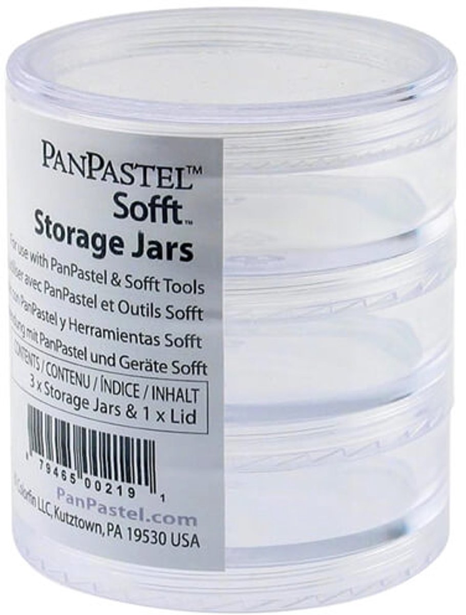 PanPastel Storage Jars 3 pcs 1 Lid