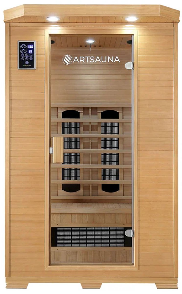 Infraroodcabine Oslo - 120x100x190cm - Keramische Verwarming - 2 personen