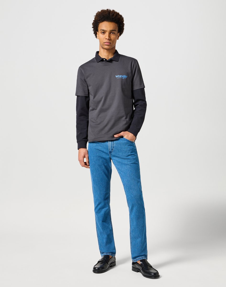 Wrangler Greensboro Saddlestone W31 X L32 Blauw