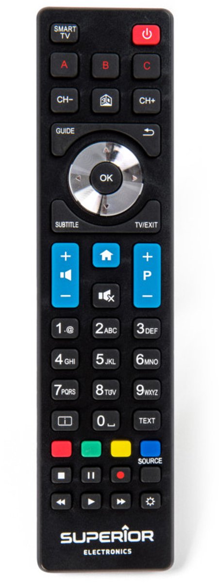 Superior Electronics SUPTRB010 afstandsbediening IR Draadloos TV Drukknopen