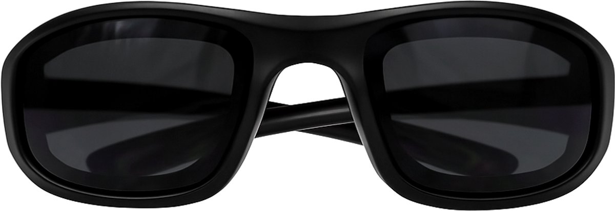 CRG Chicago Motorbril - Donker Glas - Motorbril Heren - Motorhelm Zonnebril - Zwart - Motor Zonnebril - Smoke