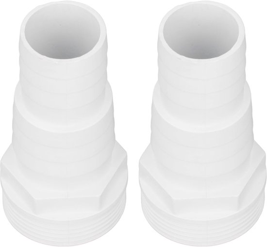 Foto: Swimming pool filter pump hose adapter 2 pcs 1 1 2inch male thread plastic pool filter hose adapter voor vervanging