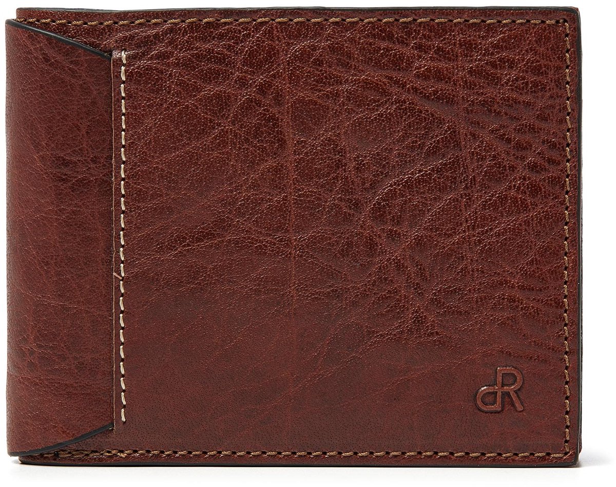 Billfold portemonnee heren | Luxe leren portefeuille met ruimte voor 8 betaalpassen, briefgeldvak en muntgeldvak met drukksluiting | RFID-bescherming | Pasjeshouder voor mannen | Ideaal cadeau voor heren | 78524