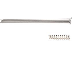 Spaak Set voor Fiets, 220mm/245mm/270mm J Bend Fiets Spaken 14G met Nippels voor Racefiets Mountainbike Afdalingsfiets Reparatie Onderdelen