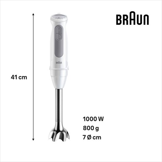 Braun MultiQuick 5 MQ50.201M - Staafmixer - Wit van Braun — afbeelding 5