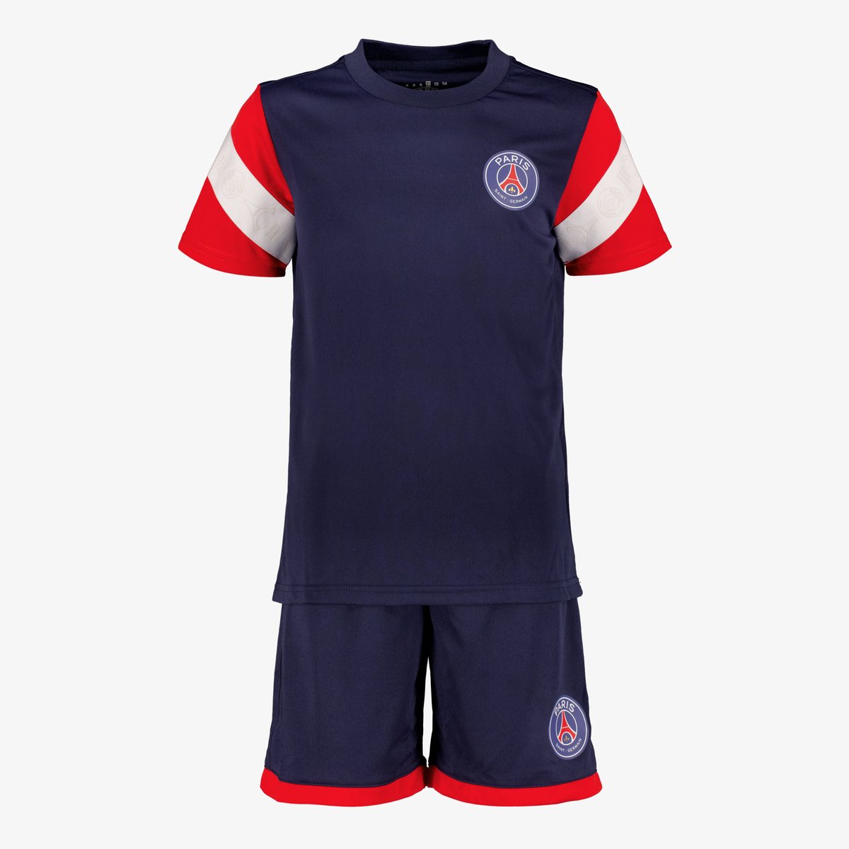 PSG tweedelige kinder sport set blauw - Maat 128/134