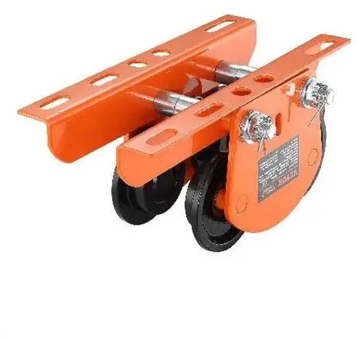 Kabeltakel - Elektrische lier - Handmatige trolley - 1T 2.68-4.33in - Elektrische Takel - Hijskraan - Oranje