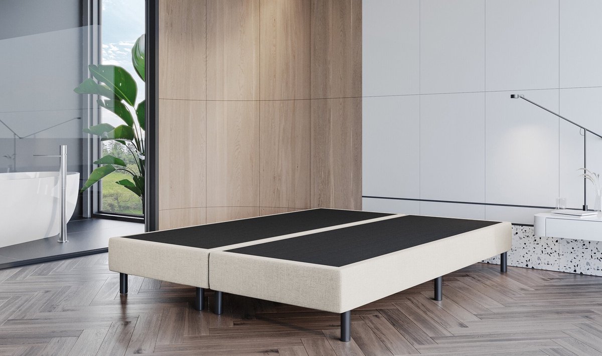 Boxspring Los Onderstel Fleur - 180x200 cm - Stof Beige