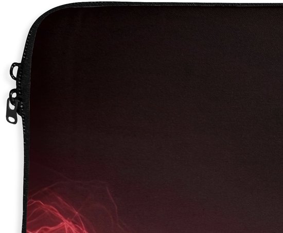 Housse pour ordinateur portable 15,6 pouces - Gaming - Rouge - Alimentation - Énergie - Ligne - Dimensions intérieures 37 x 26 cm - Dos noir