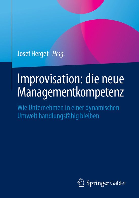 Improvisation: die neue Managementkompetenz - cover