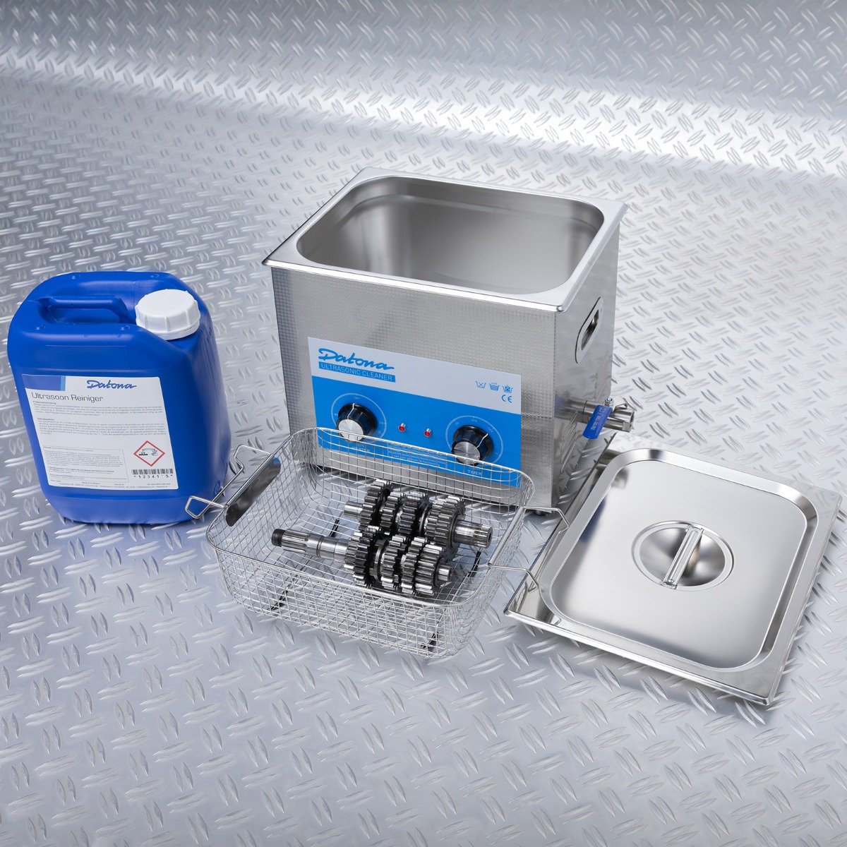 Datona® Ultrasoon reiniger 10 liter inclusief Ultrasonic MC