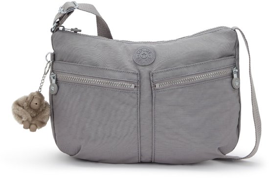 kipling sac à épaule bandoulière Basic Eyes Wide Open Izellah Medium Shoulderbag Inviting Grey gris