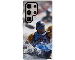 Kajakrace Actie Scène – Telefoonhoesje Geschikt voor Samsung Galaxy S24 Ultra