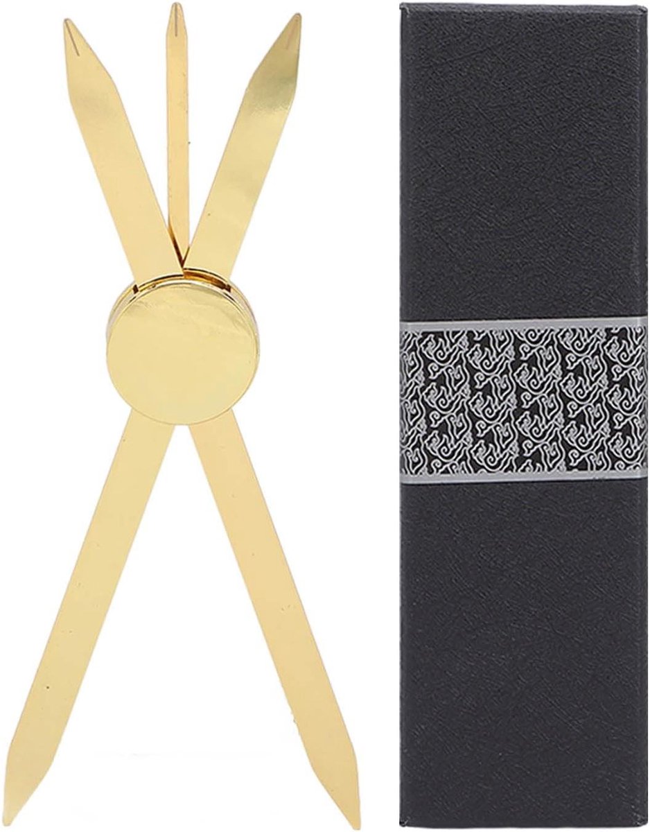 Verstelbare Wenkbrauw Liniaal voor Microblading - Nauwkeurige Positionering - Roestvrij Staal - Goud Design - Wenkbrauw Meetinstrument