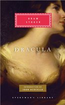 Boek "Dracula" van Bram Stoker met een schilderij van een vrouw en gouden tekst.