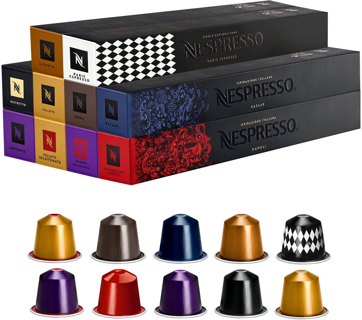 Nespresso Intense Espresso's 100-pack