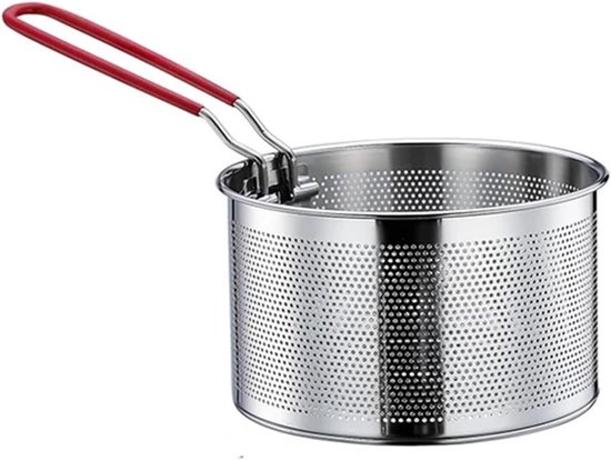 APACALI 8 stuks frietmandjes om te serveren, frituurmand, kleine serveermandje, roestvrij staal, mini-frituurmanden om te serveren, mandjes voor friet, garnalen, uienringen