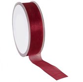 Bordeaux Organza lint – 38 mm × 50 m – Organza