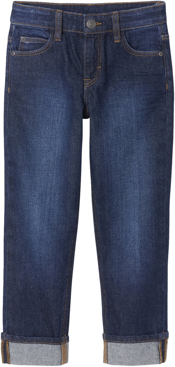 Vertbaudet Rechte jeans voor jongens met omslag