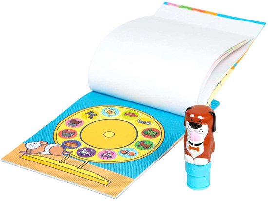 Melissa & Doug – Cahier d'activités Sticker WOW! – Avec tampon autocollant chien