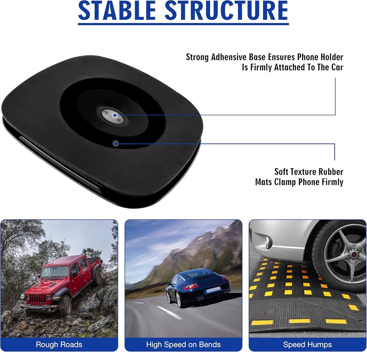 Auto Telefoon Houder, Dashboard Mount, Antislip Beanbag Wrijving GPS Houder Geschikt voor Garmin Nuvi TomTom – foto 3