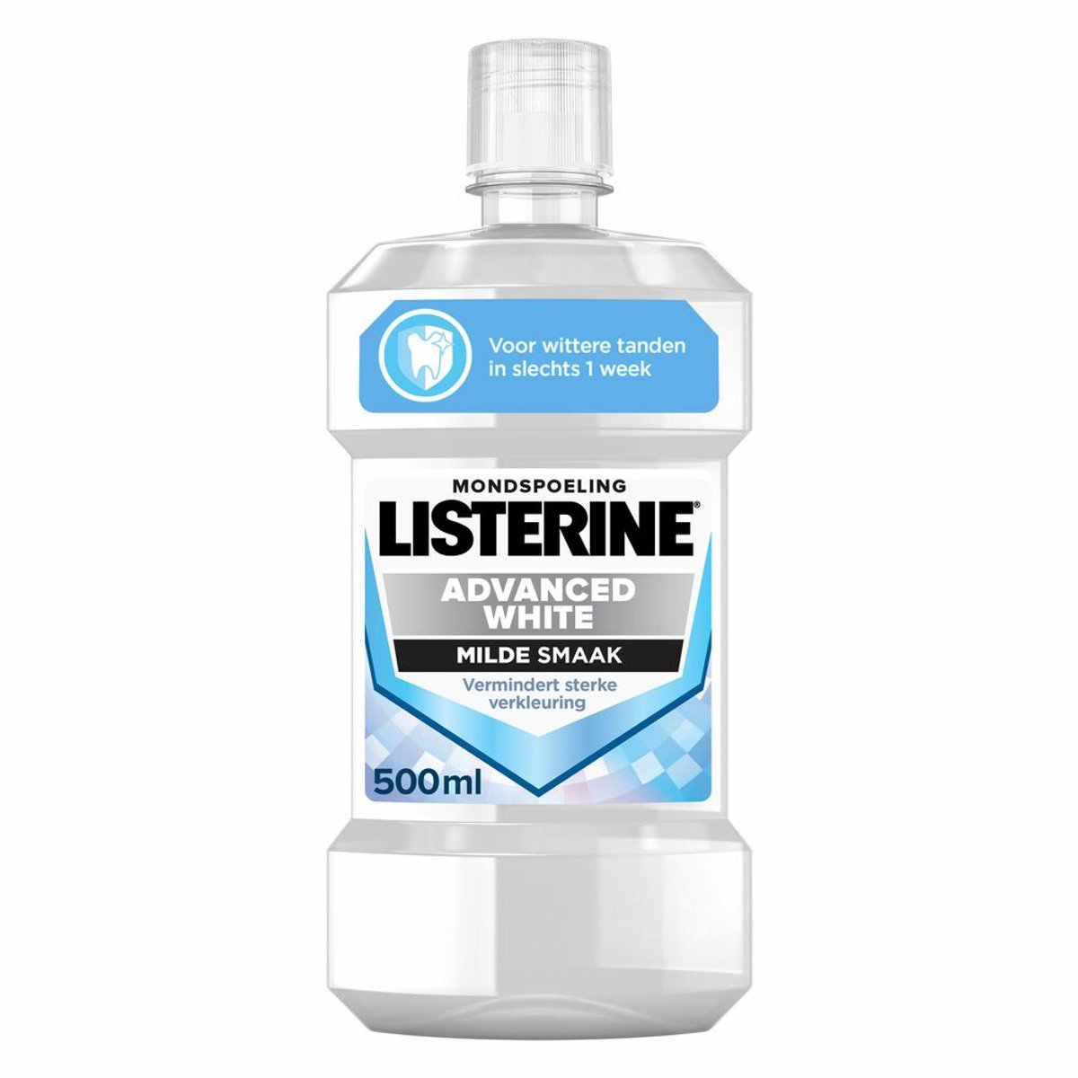 Listerine Mondwater Advanced White Mild 500ML