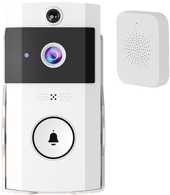Millarco Home>it® Video Deurbel Met Wifi En App, 720p HD Camera Nachtzicht 2 Weg Audio Bewegingsdetectie Live Weergave Diefstalbeveiliging 753290137
