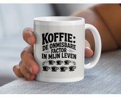Koffie Mug, Onmisbare Factor, Grappige Koffie Mug, Koffieliefhebber Cadeau, Koffie Verslaving, Koffie Spreuken Mug