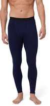 DANISH ENDURANCE Extreme Thermo Leggings - Heren - Merino Wol - Thermobroek - Donker Marineblauw - Maat XL