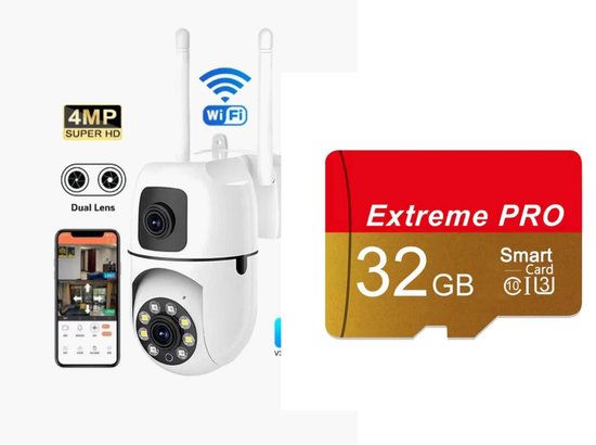 SYMYNELEC 2K Überwachungskamera Innen 360°, 5GHz/2,4GHz WLAN Überwachung mit KI