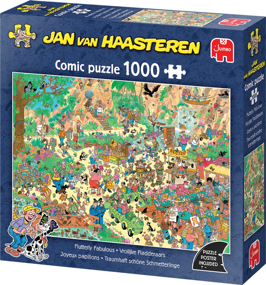 Jan van Haasteren - Vrolijke Fladderaars - 1000 stukjes puzzel - Legpuzzel volwassenen - Vanaf 12 jaar — afbeelding 4