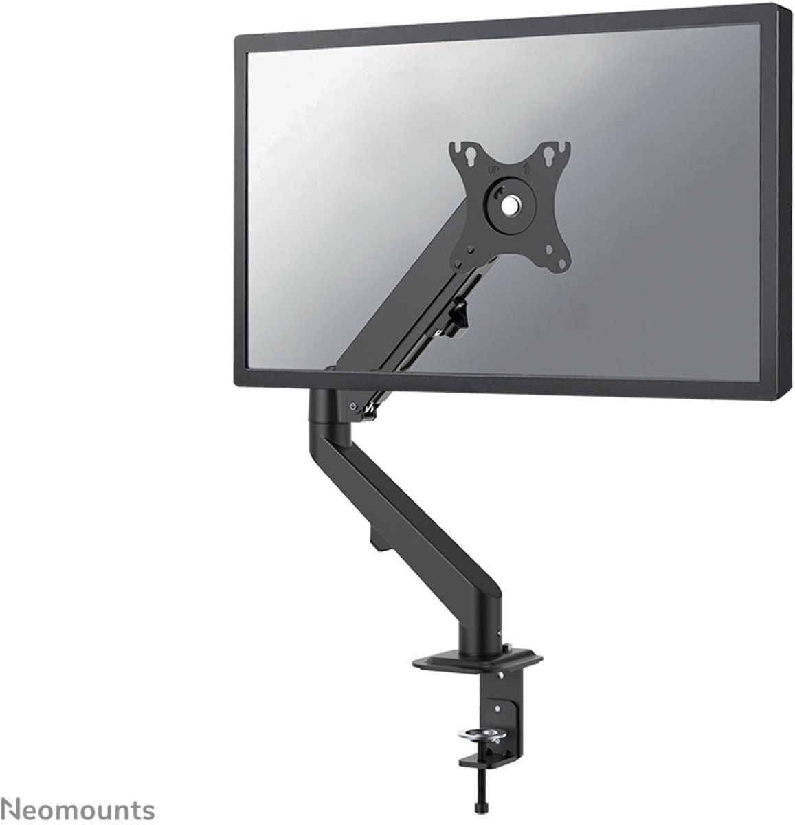 Neomounts by Newstar DS70-700BL1 Monitor-tafelbeugel 43,2 cm (17) - 68,6 cm (27) Kantelbaar en zwenkbaar, In hoogte verstelbaar, Roteerbaar