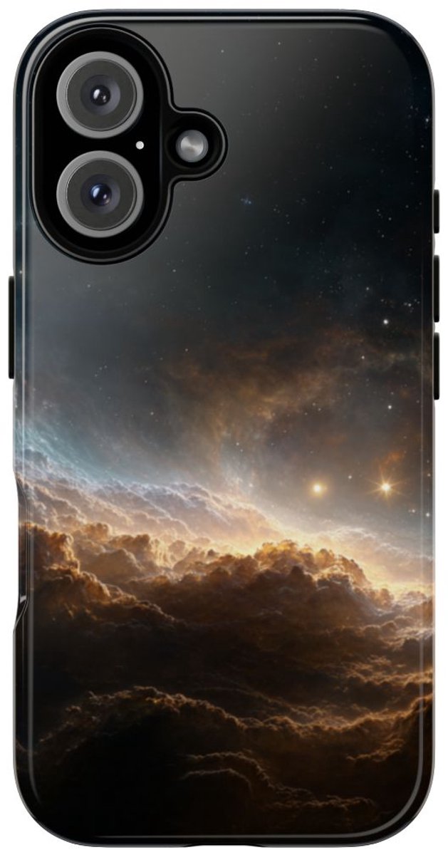 Kosmische Nevel en Sterren – Telefoonhoesje Geschikt voor iPhone 16