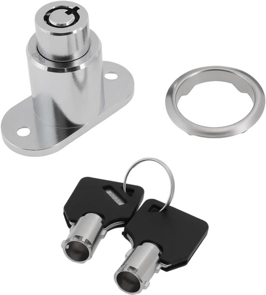 aanhangerslot, compatibel met koppelingen van 1-7/8 inch, 2 inch en 2-5/16 inch, antidiefstal kogelslot met 3 sleutels, geschikt voor campers, boten en aanhangers, zwart | NL