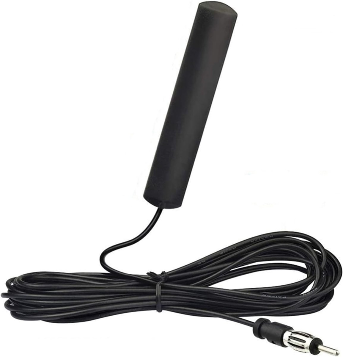 Radioantenne voor auto- vrachtwagen- camper- SUV - AM FM-radioantenne- verborgen voorruitantenne met DIN-stekker- voor stereo-ontvanger voor voertuigen en vrachtwagens