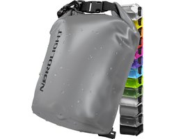 Nordlight Dry Bag en Waterdichte Tas - (10L, Antraciet) Waterdichte pakzak met rolsluiting en schouderband | Zwemmen, strand, kanoën, staand peddelen, duiken