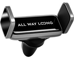 Telefoonhouder Auto Ventilatie - GSM Houder Auto - Telefoonhouders Auto Ventilatierooster - Mobiel Houder Auto - Phone Holder Car - Universeel - Zwart