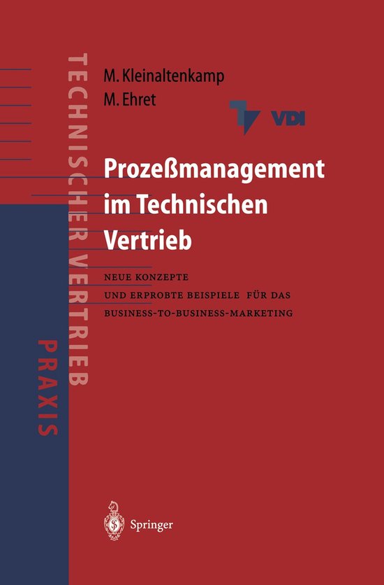 Prozeßmanagement im Technischen Vertrieb - cover