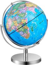 Globe rotatif avec support, 13"/330,2 mm, 720°, en Globe ABS, pour Enfants, apprentissage en classe et cours de géographie