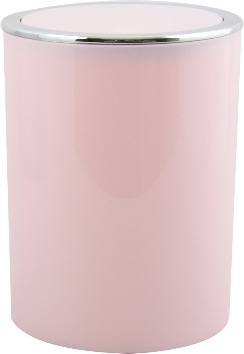 MSV Pedaalemmer 6L - KAMAKA - Prullenbak Badkamer - ABS - Roze