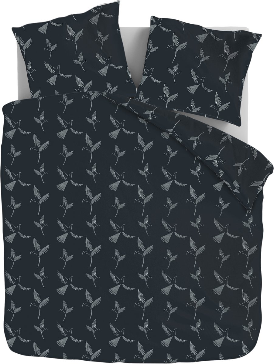 Zydante® Dekbedovertrek Printed 240x200/220 cm - One-line Bird - met 2 Kussenslopen
