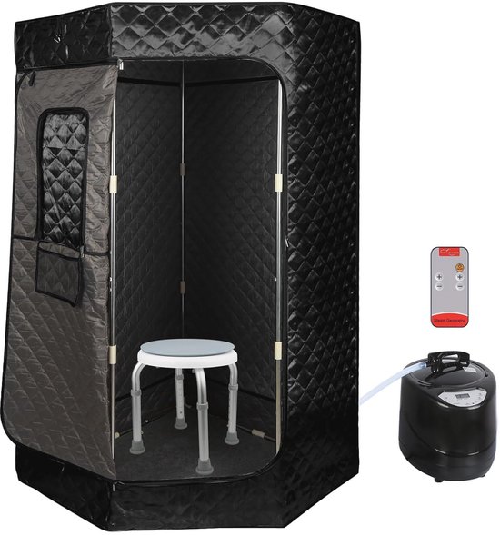 Draagbare Stoomcabine - Huis Sauna Set - Detox Lichaamstherapie - Vierlaags Isolatie - 3L Capaciteit