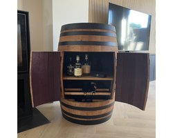 Wijnrek Merlot - 225 liter Eiken Wijnvat - Ruimte voor 30 flessen
