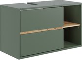 Vicco Viola Wastafelonderbouw – 100 x 60 cm met 2 laden Groen/Kunstzinnig