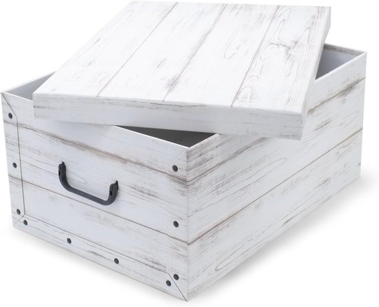 WestonBoxes A4 clipdekseldoos, Extra Grote Opslag Opbergbakjes