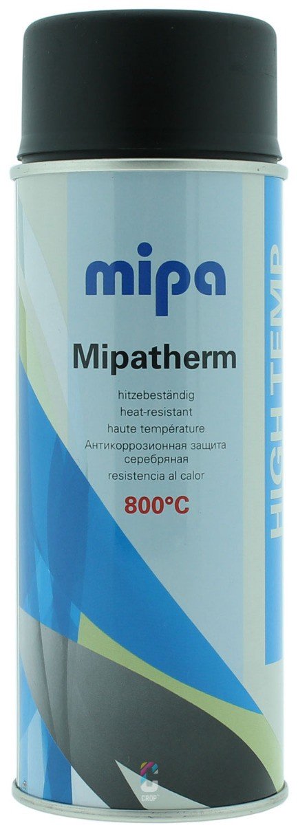 MIPA Hittebestendige Verf Zwart spuitbus 400ml