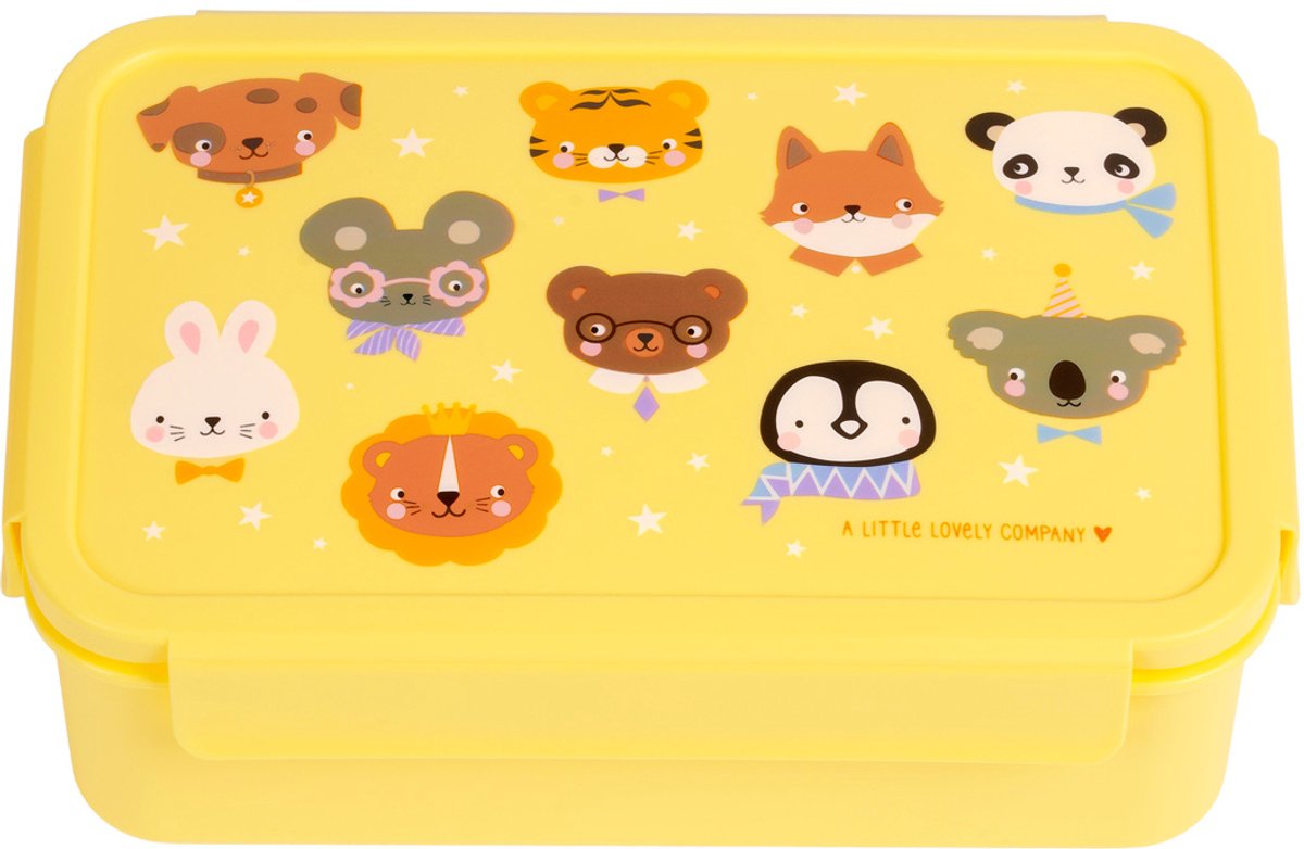A Little Lovely Company - Bento brooddoos lunchbox - Dierenvriendjes