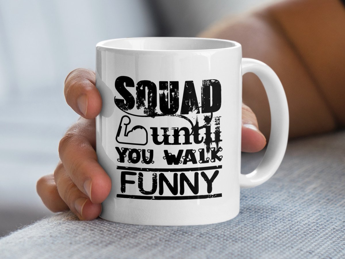 Squad Goals Mug, Funny Mug, Vriendschap Mug, Groep Mug, Cadeau voor Vrienden, Squad Until You Walk Funny