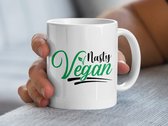 Tasse Vegan – Mug Design Végétal – Cadeau Vegan, Capacité 10 Oz